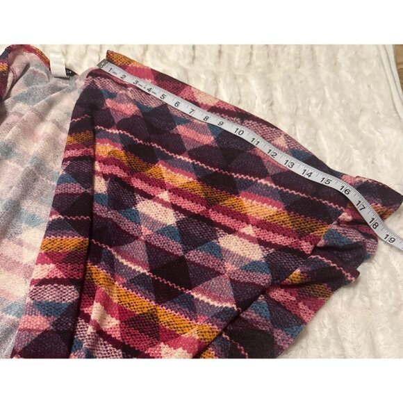 Heimish U.S.A. Open Front Knit Top High Low Stretch Polyester Blend Women Size L - Picture 9 of 14